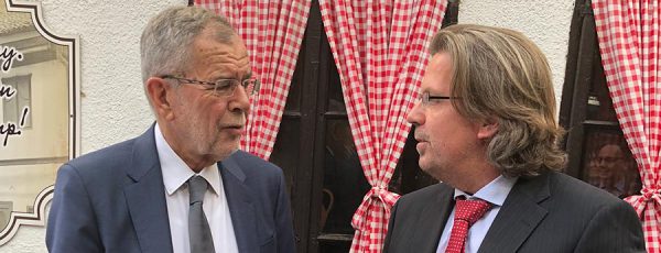 Austrian Federal President Van der Bellen on an official visit to the Serbian capital Belgrad